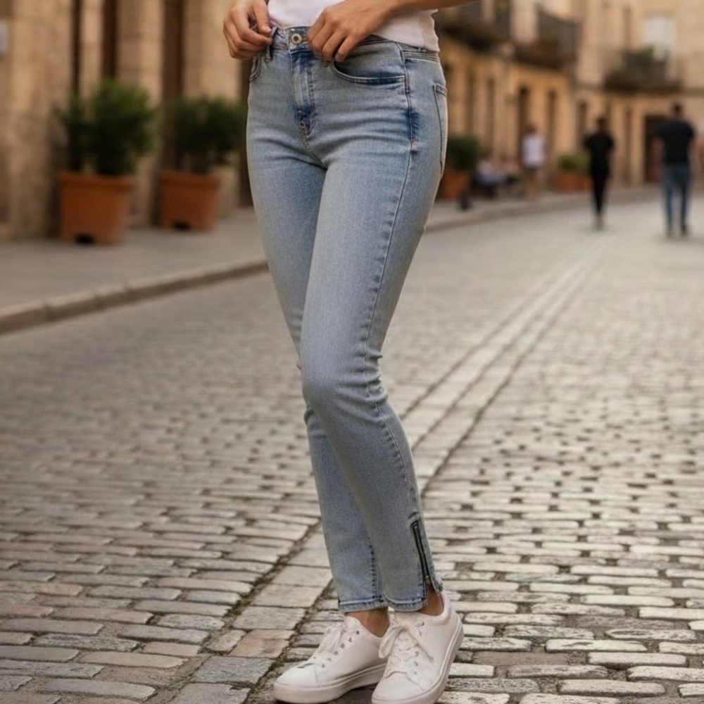 A Loves A  Light Blue Skinny Jeans Sized 25